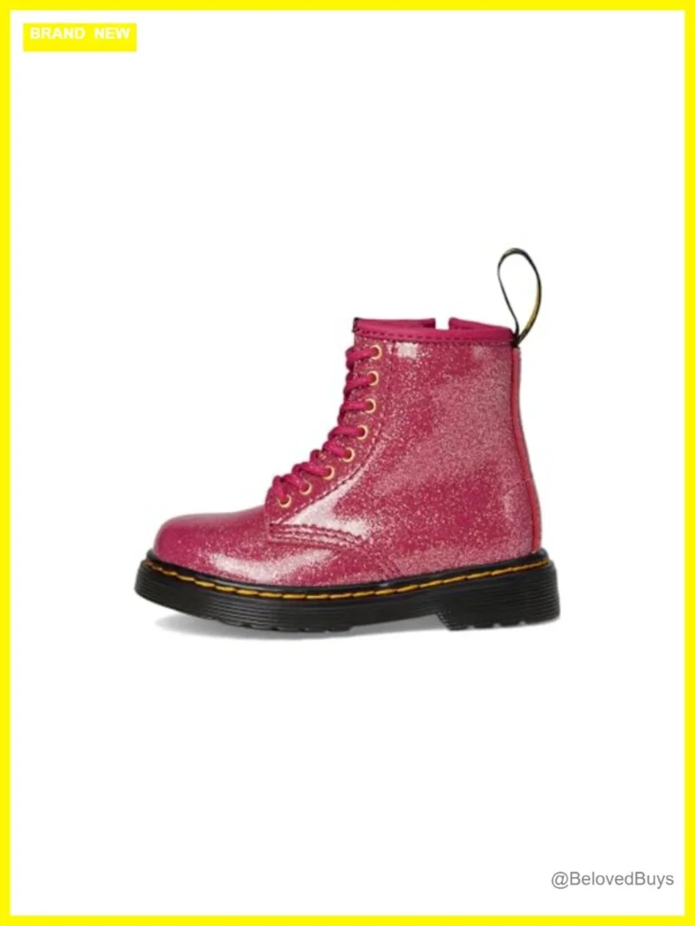 Kids Combat Boots - Leather Lace-Up Bootie